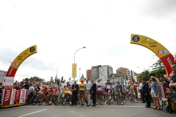 The start line in Li&egrave;ge