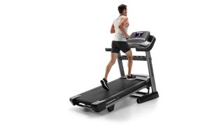 NordicTrack Commercial 1750 Folding treadmill on a white background