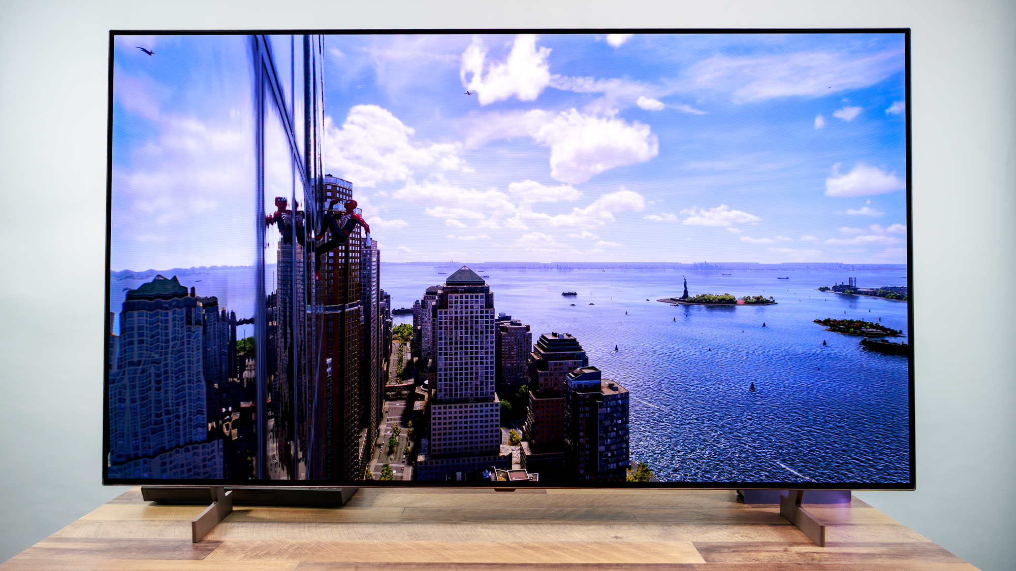 LG B6 OLED TV on a table