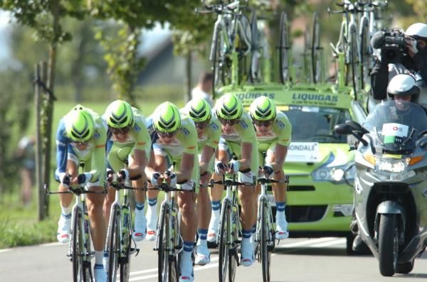 Liquigas-Cannondale were bumped off the podium