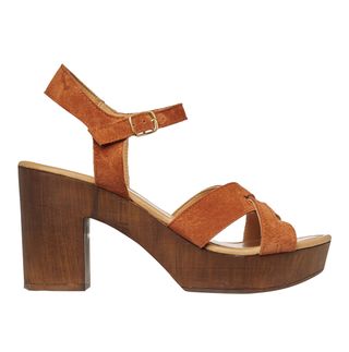 George Rust Suede Leather Chunky Sandals