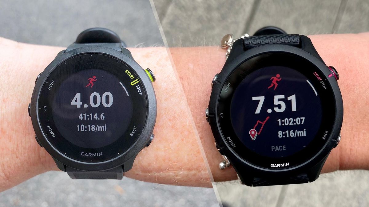 Garmin Forerunner 55 vs Garmin Forerunner 255: Which running watch should  you buy?