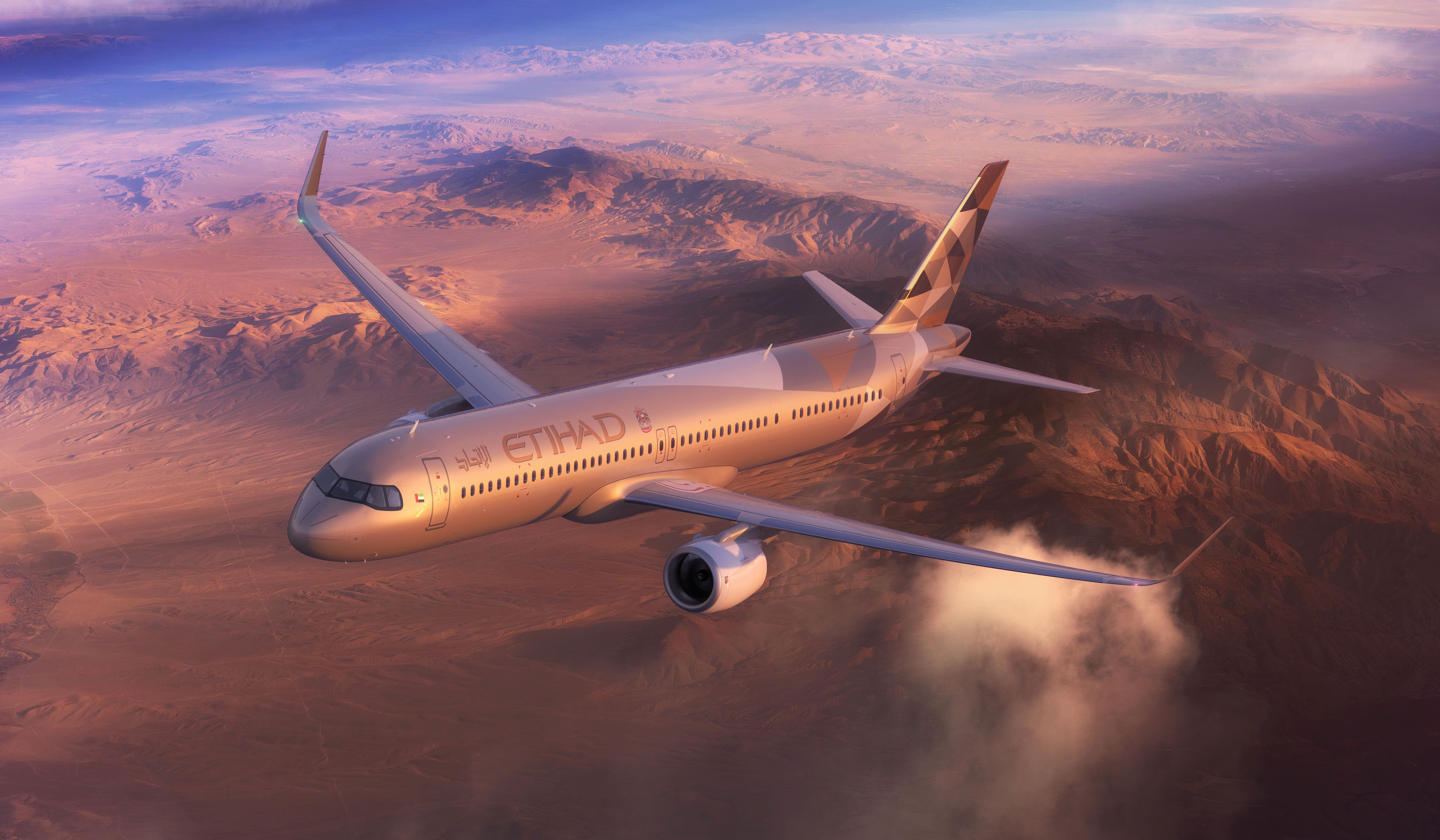 etihad airways airbus a321lr aircraft