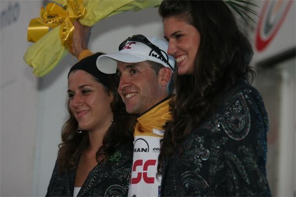 Sandwiched and smiling
