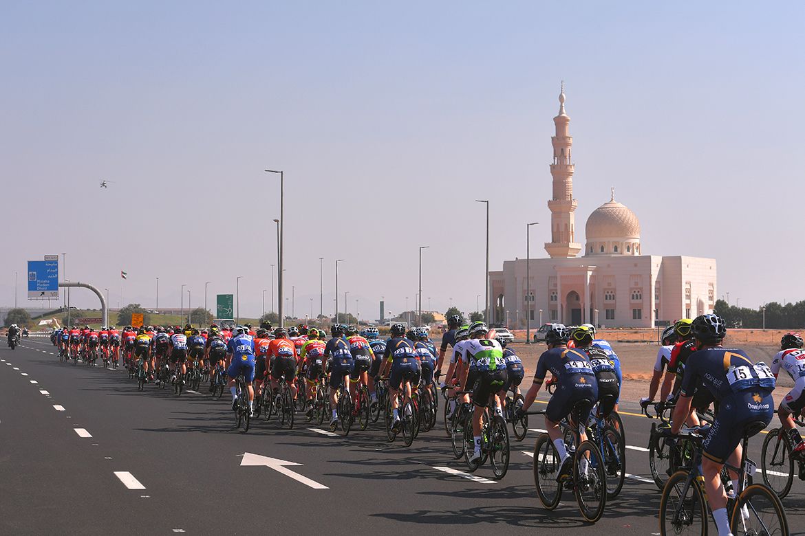 The peloton is calm and collected
