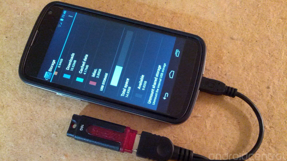 Android Advanced: USB OTG on the Nexus 4