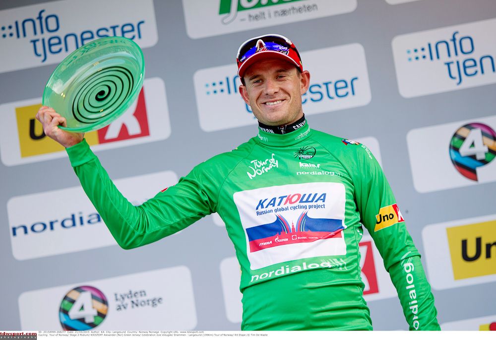 Kristoff also leads the points competition