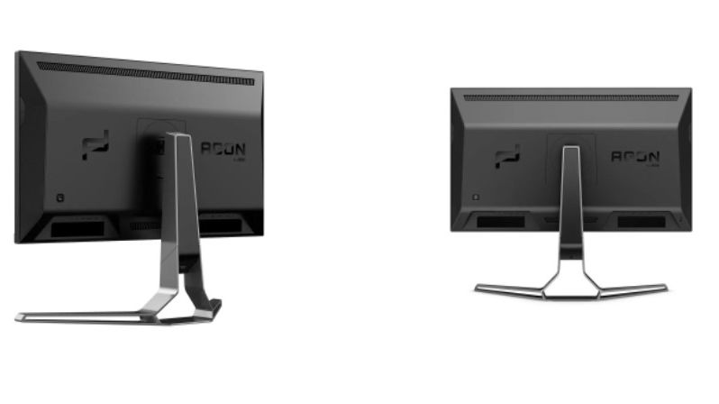 Shots of Porsche Monitor in various positions.