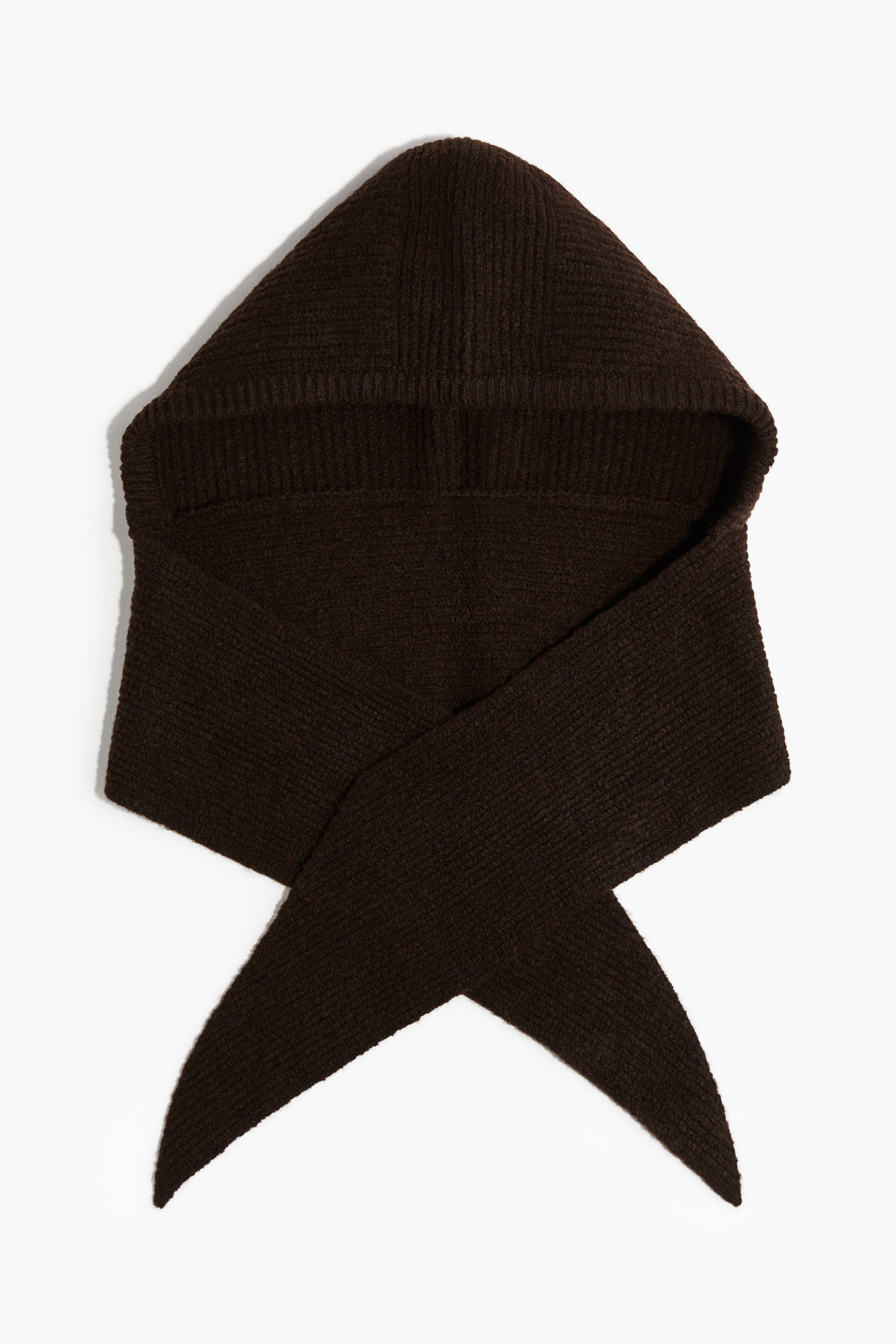 Hooded Scarf - Light Beige Marl