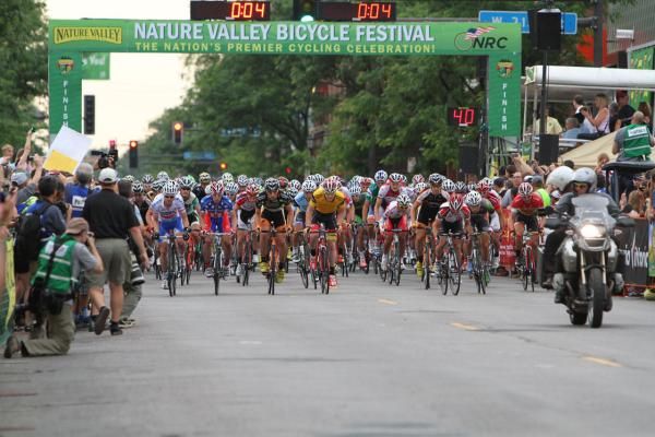 The start of the men's race