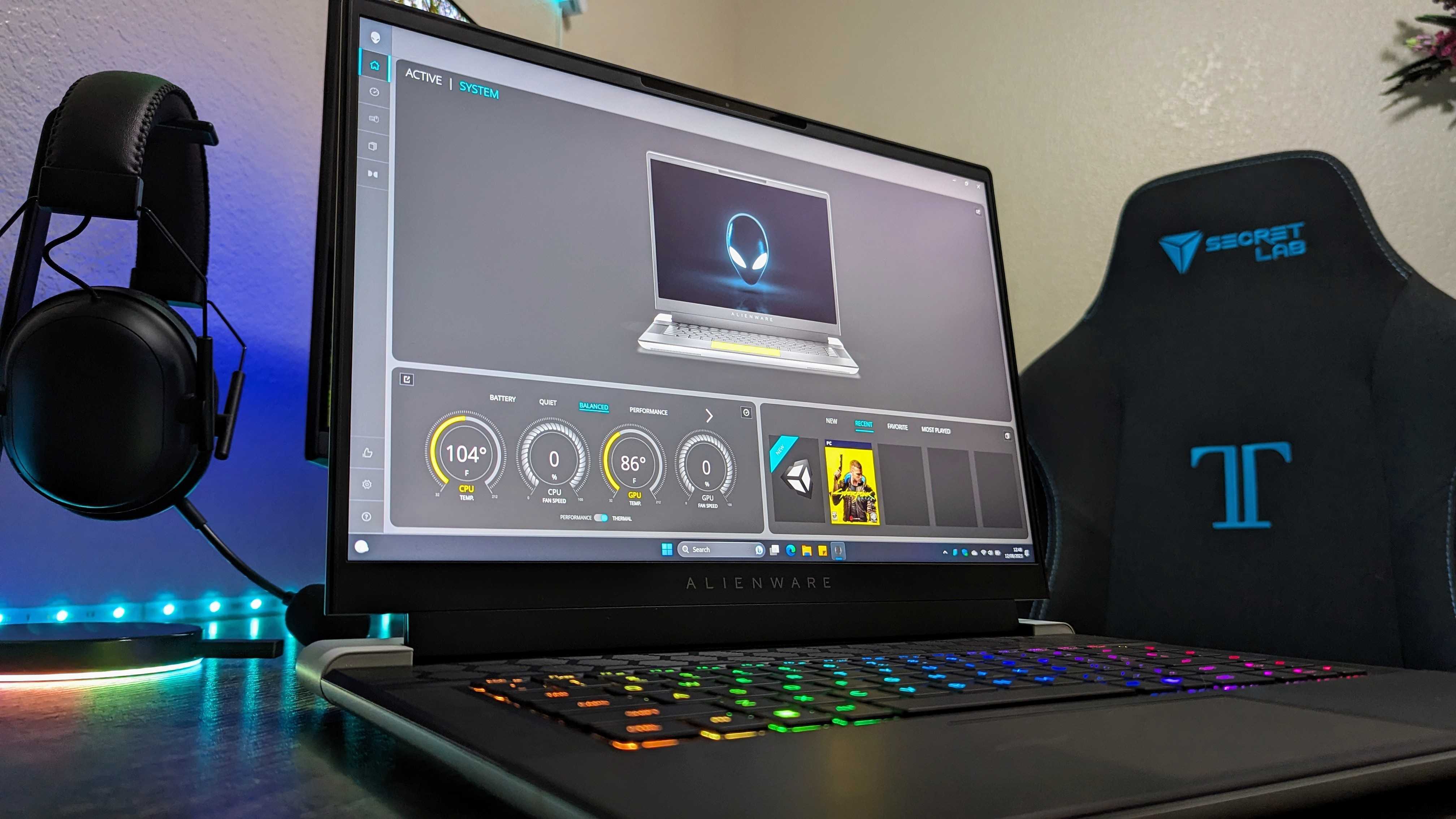 Imagem do Alienware x16 R1.