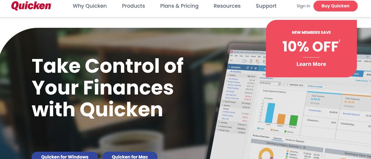 quicken personal finance software for mac