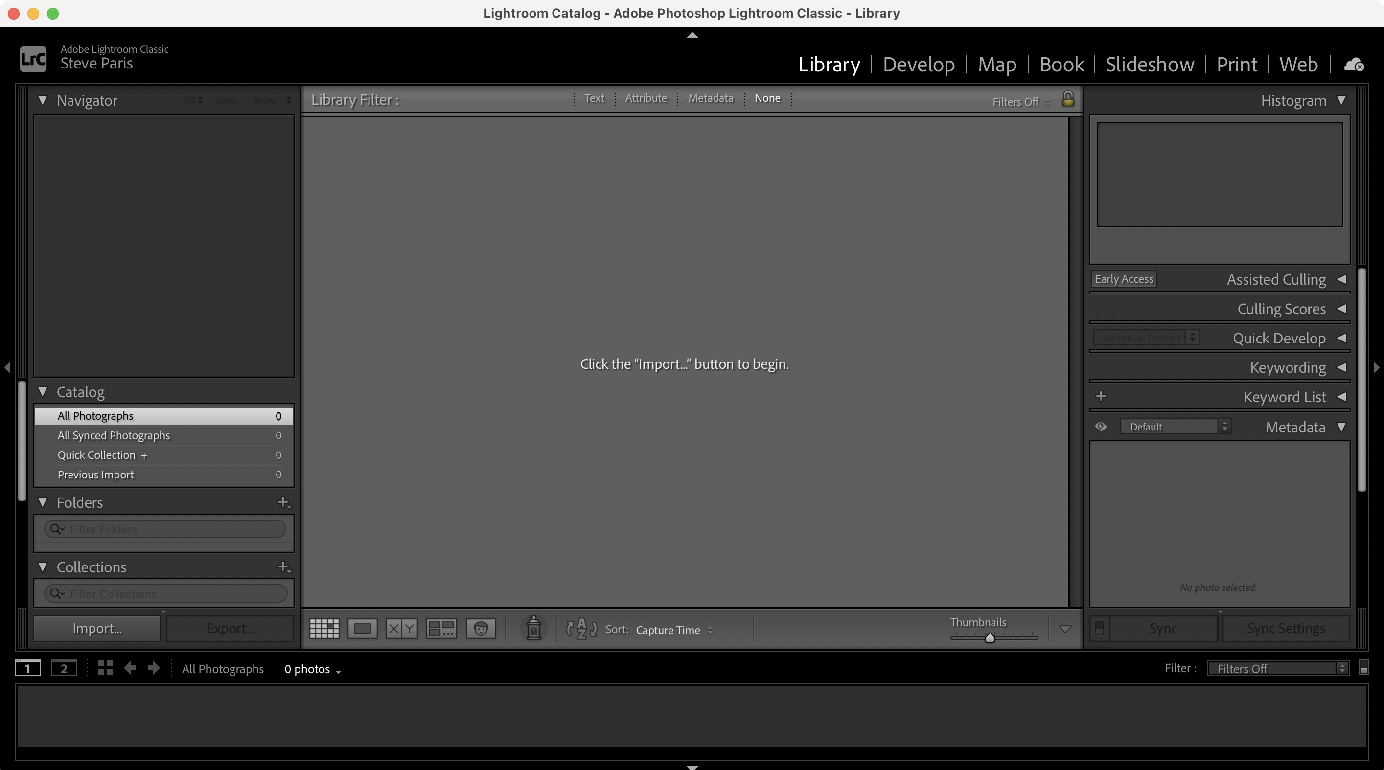Adobe Lightroom Classic during our review process