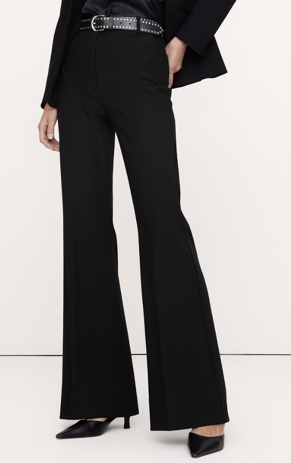 Banana Republic, High-Rise Modern Flare City Stretch Pant