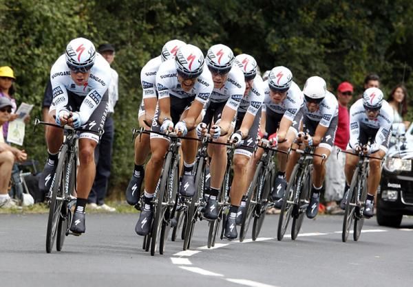 The Saxo Bank Sungard team was first off.