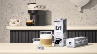 Nespresso X Oatly pod for oat milk