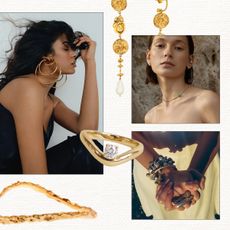 a collage of asian founded jewelry brands