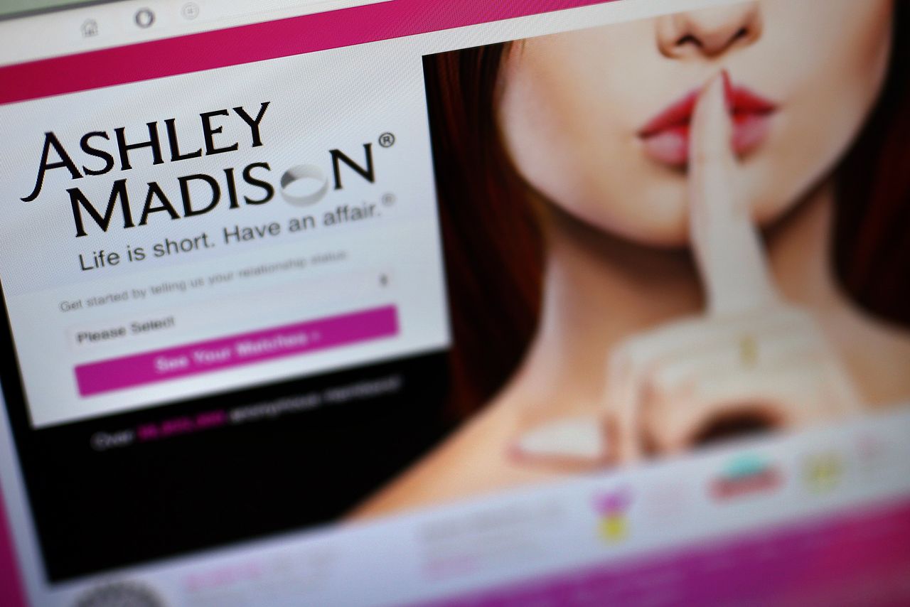 Ashley Madison website