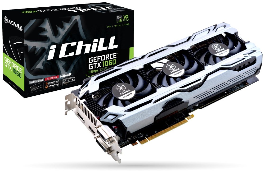 PCパーツ INNO3D GEFORCE GTX 1080 X4 8GB Inno3D Launches New GTX 1080 And GTX 1060 GPUs With Faster Memory