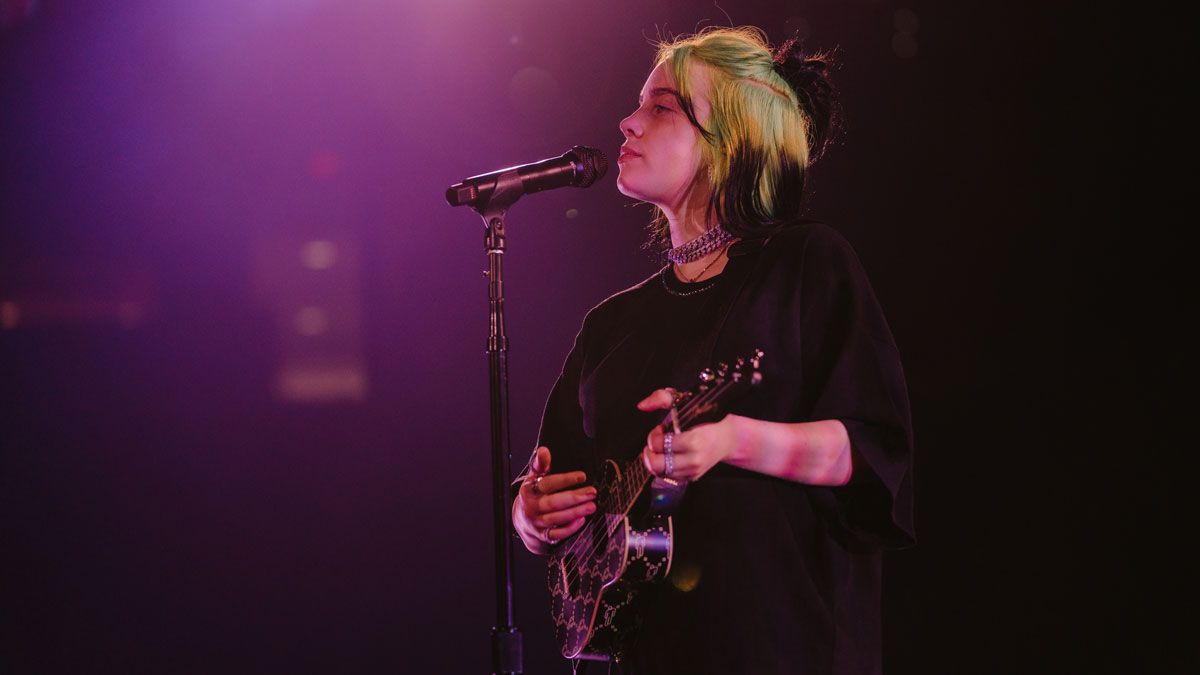 Billie Eilish performs live