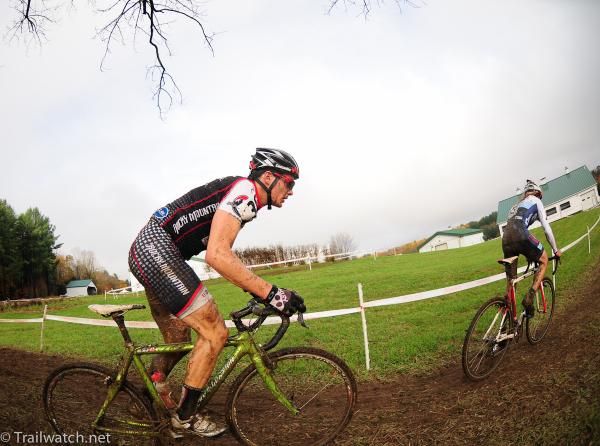 Raphael Gagne (Rocky Mountain) chasing Anthony Clark.