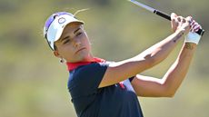 Lexi Thompson takes a shot at the 2023 Solheim Cup