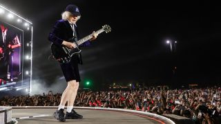 Angus Young onstage