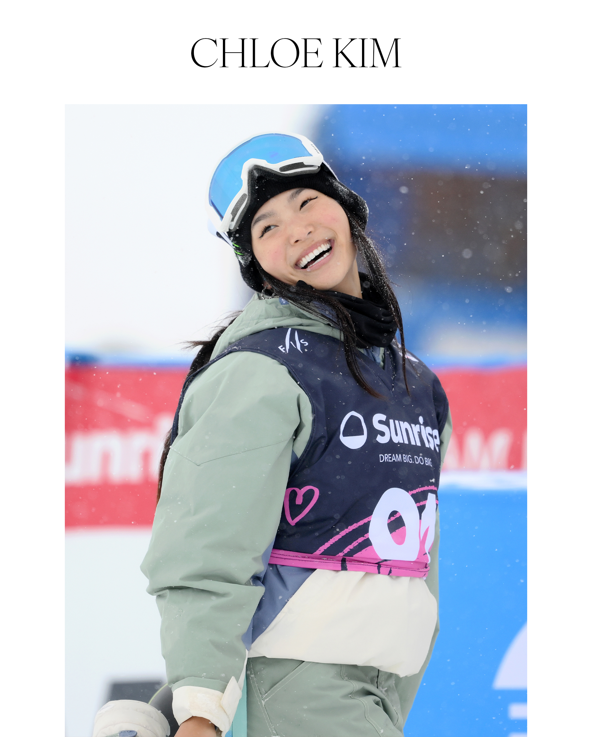 ST MORITZ, SWITZERLAND - MARCH 29: Chloe Kim of The United States of America reacts after she competes during the Women's Snowboard Halfpipe Finals during Day 13 of the FIS Snowboard, Freestyle and Freeski World Championships 2025 on March 29, 2025 in Corvatsch, St. Moritz, Switzerland.