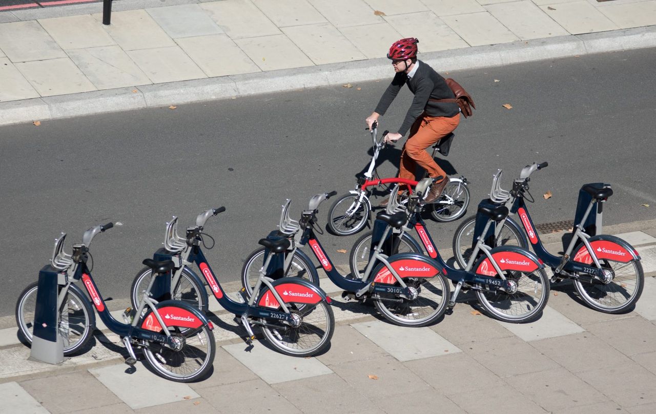 Hiring a bike in a city