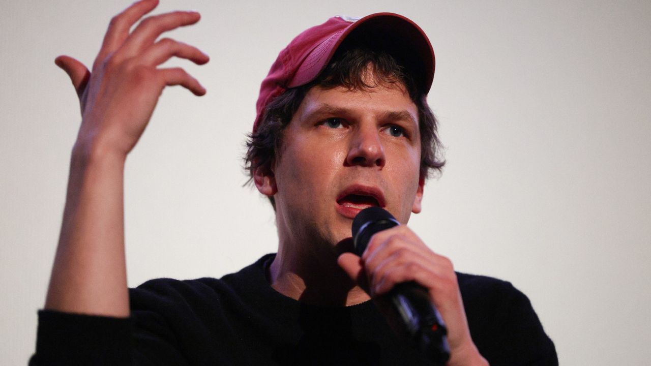 Jesse Eisenberg speaks onstage during a Screening of Searchlight Pictures&#039; &quot;A Real Pain&quot; at Curzon Soho on February 01, 2025 in London, England