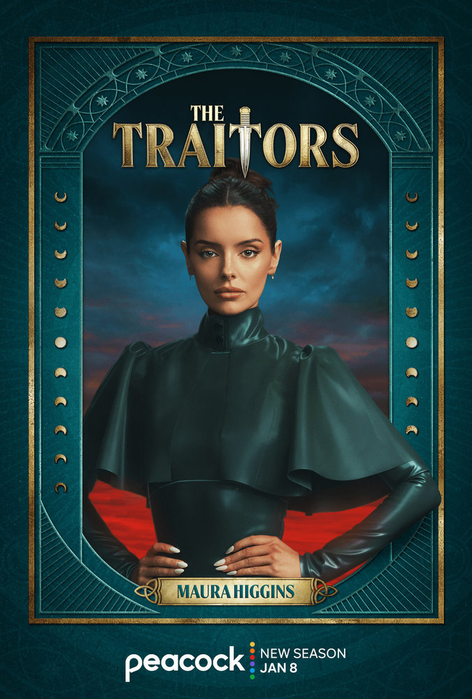 Maura Higgins's cast portrait for 'The Traitors' season 4.