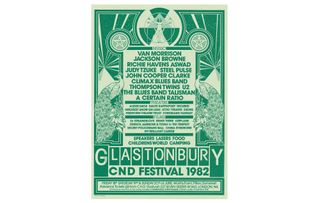 Glastonbury Festival poster design