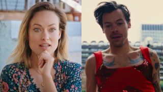 Olivia Wilde in How It Ends movie and Harry Styles in As it Was music video