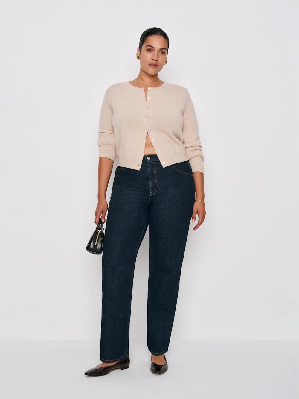 Greer Mid Rise Straight Short Jeans