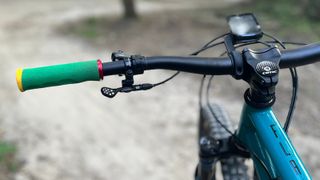 ODI Dreadlock grip on bike handlebars