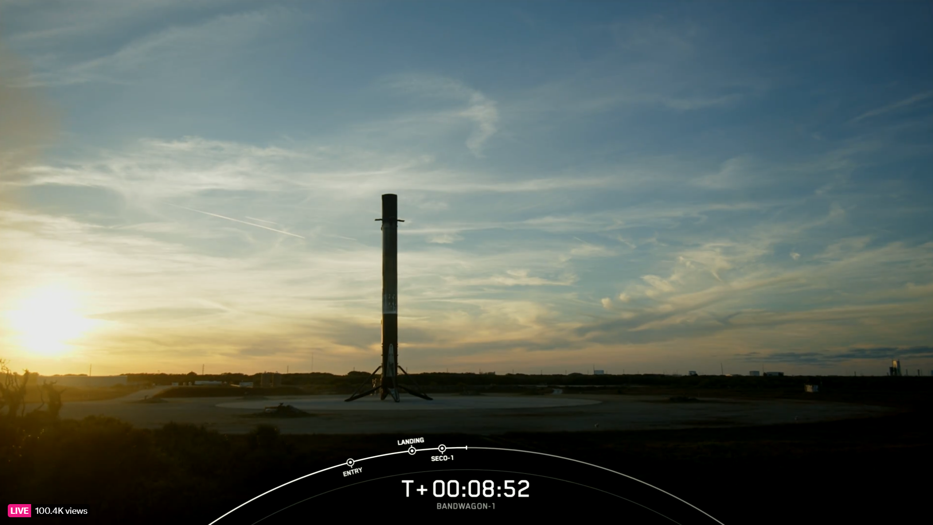 يطلق صاروخ SpaceX Falcon 9 11 قمرًا صناعيًا إلى المدار من مركز كينيدي للفضاء التابع لناسا في فلوريدا في 7 أبريل 2024.