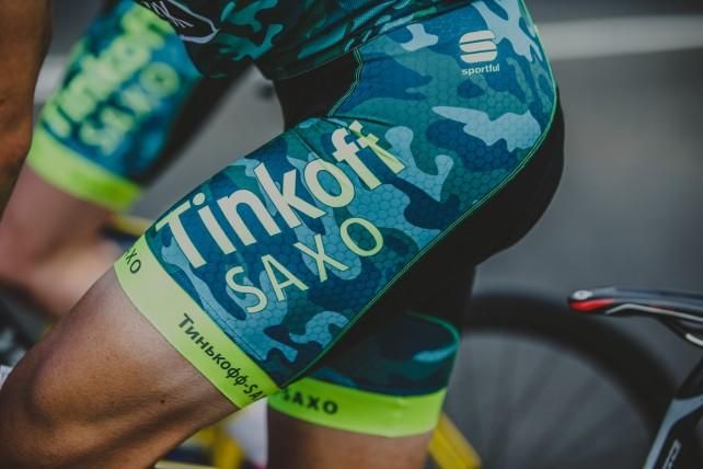 Tinkoff-Saxo trains in Gran Canaria.