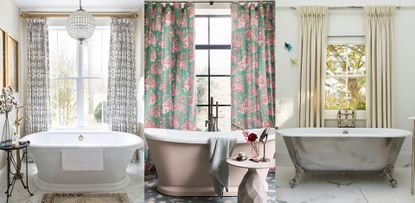 Double Shower Curtains Design Ideas