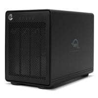 OWC ThunderBay 4: 0GB enclosure (add your own drives) or from 4TB to 72TB available @ Macsales.com from $499