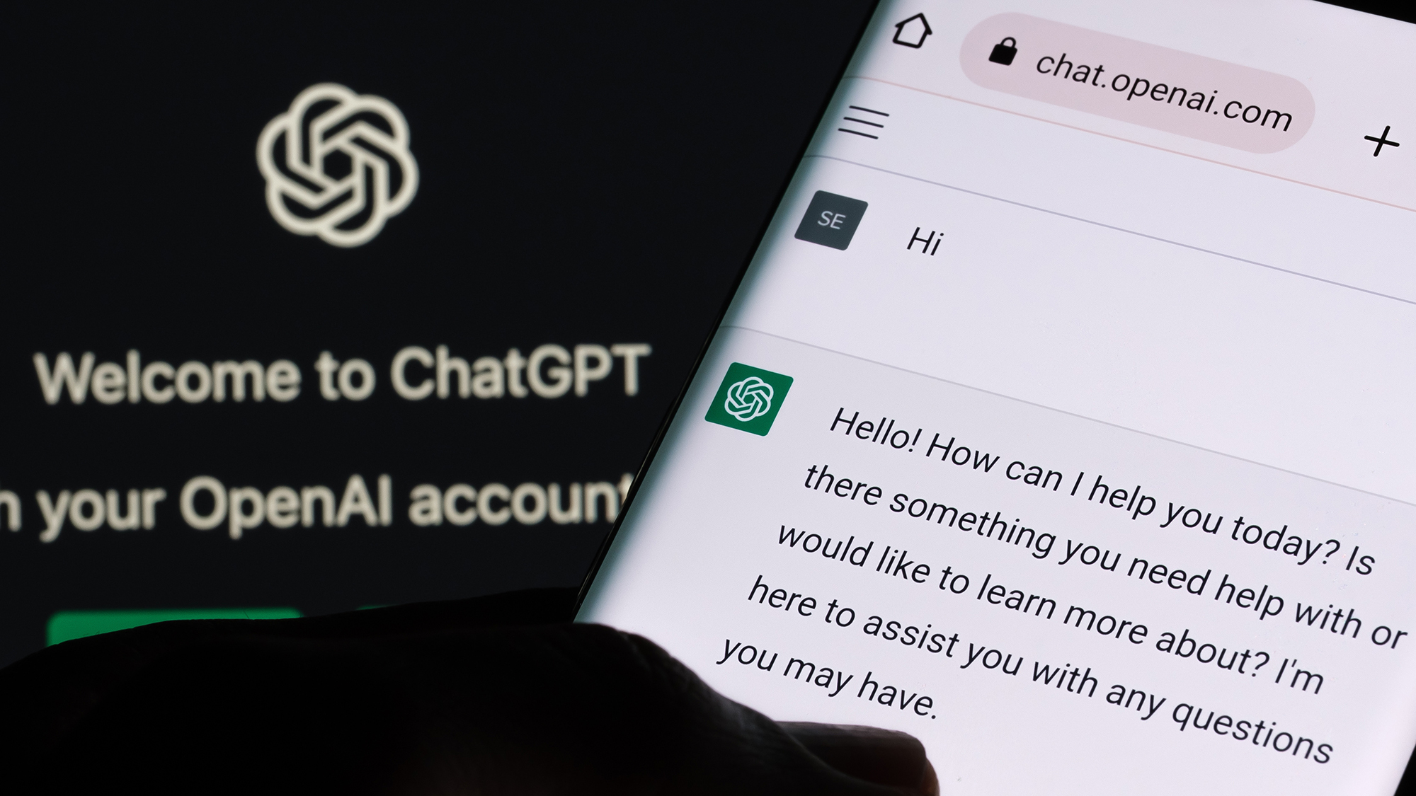 ChatGPT AI chatbot from Open AI