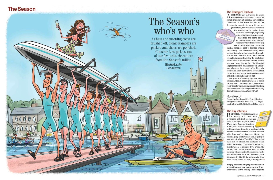 Spread from Country Life April 29, 2026