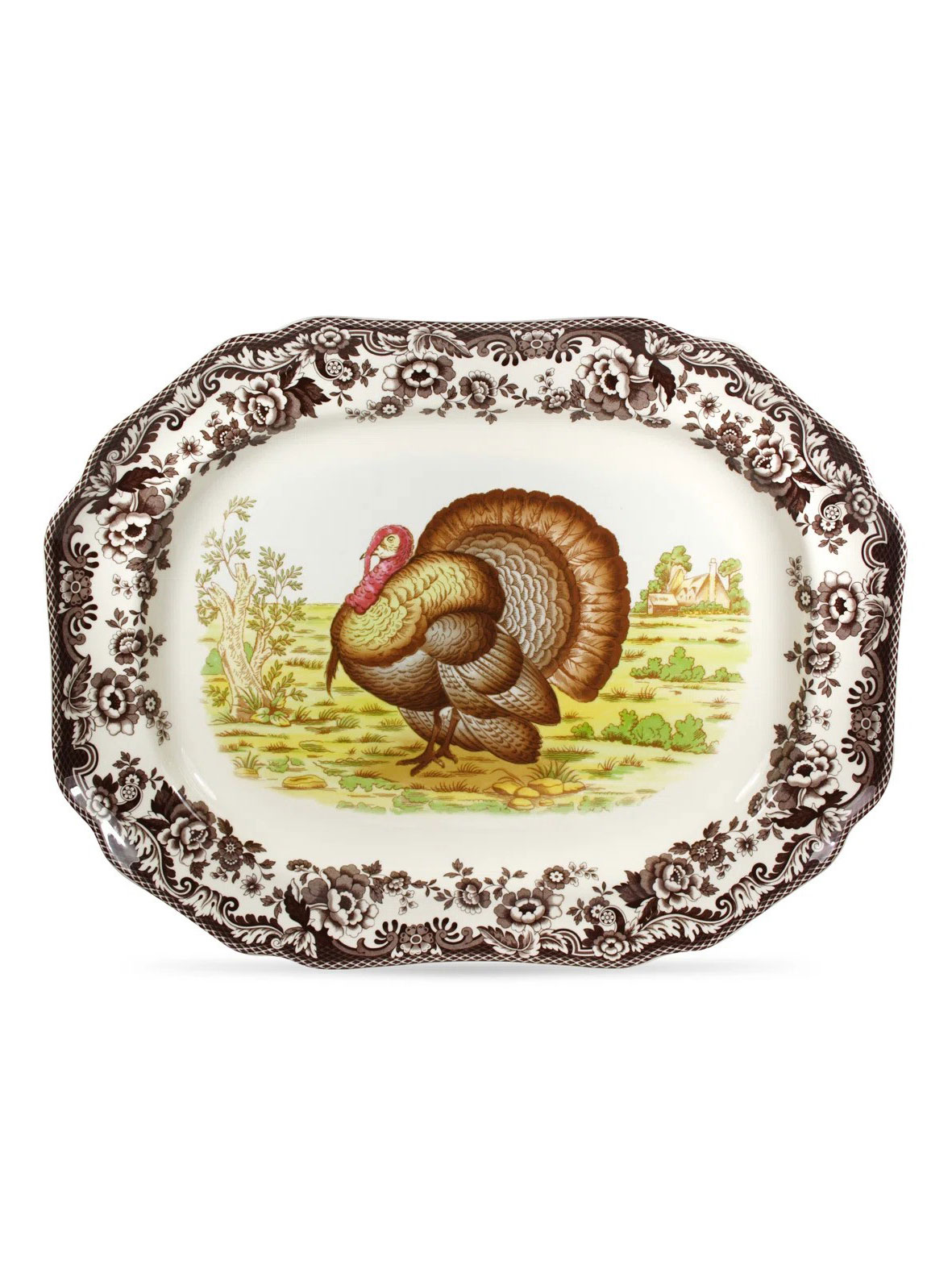 Spode Woodland Turkey Platter