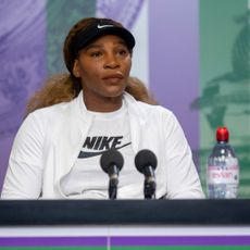 london, england june 27 serena williams of the united states attends a press conference ahead of the championships wimbledon 2021 at all england lawn tennis and croquet club on june 27, 2021 in london, england photo by aeltcpoolgetty images