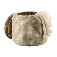 The Container Store Seagrass Storage Ottoman The Container Store Seagrass Storage Ottoman