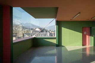 Q-Park Ravet with green walls and long city views