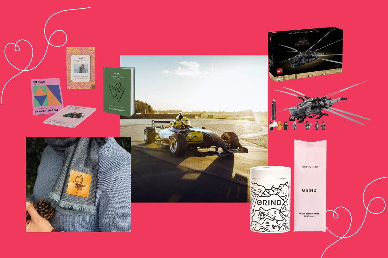 A collage of some of the best Valentine&#039;s Day gifts for him included in our product roundup