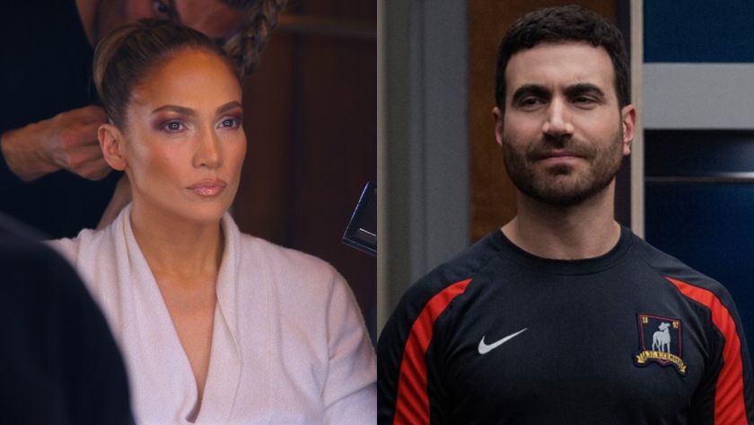 Jennifer Lopez in Halftime and Brett Goldstein in Ted Lasso.