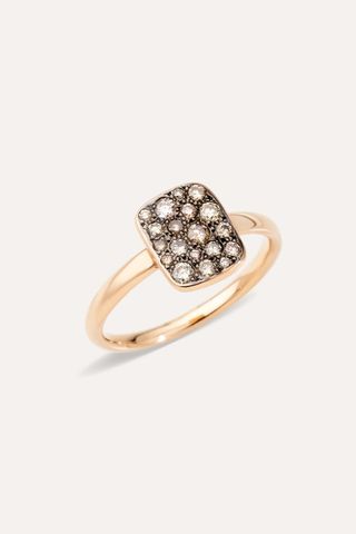 Pomellato brown diamond ring