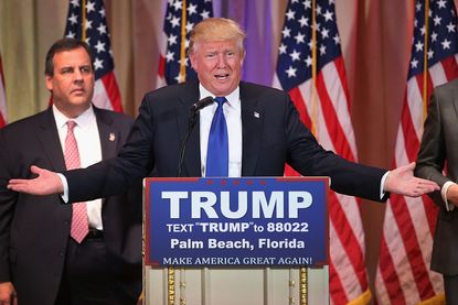 Chris Christie's sad face trumped Trump's victory speech