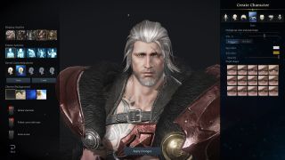 Lost Ark's character creation screen
